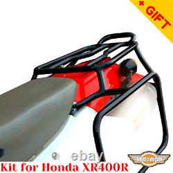 For Honda XR 400 Rack luggage system Kit XR400R Headlight protector Motard, Gift