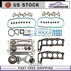 For Nissan Frontier Pathfinder 4.0L Head Gasket Set Water Pump Timing Chain 2009