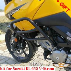 For Suzuki DL 650 V-Strom Crash bars Rack luggage System Vstrom 650 Kit, Bonus