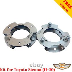 For Toyota Sienna Front strut spacers Suspension lift Rear strut spacers kit