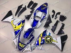 For YZF R1 2009-2011 Blue Yellow White ABS Injection Mold Bodywork Fairing Kit