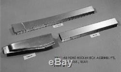 Ford 4D Sedan Business Biz Coupe Delivery Woody Right Rocker Box Kit 1941-48 EMS
