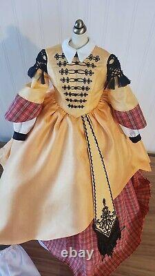Franklin Mint Gwtw Gone With The Wind Scarlett Business Woman Outfit & Dress For