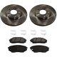 Front Brake Disc Rotors And Pads Kit For 2007-2009 Rondo Ex 2007-2009 Rondo Lx