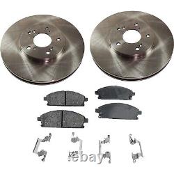 Front Brake Disc Rotors and Pads Kit For Acura MDX 2003 2004 2005 2006