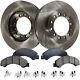 Front Brake Disc Rotors And Pads Kit For Chevy Chevrolet Lcf 3500 4500hd Gmc Npr