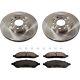 Front Brake Disc Rotors And Pads Kit For Ford Freestar Mercury Monterey 04-07