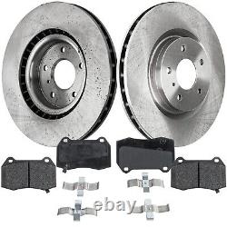 Front Brake Disc Rotors and Pads Kit for INFINITI G35 Nissan 350Z 2003-2008