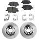 Front Brake Disc Rotors And Pads Kit For Jeep Compass Renegade Fiat 500x 16-20