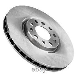 Front Brake Disc Rotors and Pads Kit for Jeep Compass Renegade Fiat 500X 16-20