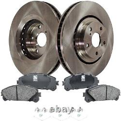 Front Brake Disc Rotors and Pads Kit for Toyota Highlander Sienna Lexus RX350