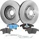 Front Disc Brake Rotor And Pad Kit 2-wheel Set For 2013-2020 Ford Fusion