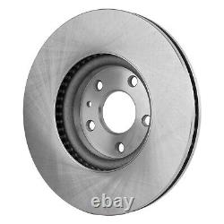 Front Disc Brake Rotor and Pad Kit 2-Wheel Set For 2013-2020 Ford Fusion