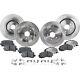 Front & Rear Brake Disc Rotors And Pads Kit For Acura Tlx 2015 2016 2017-2020