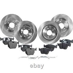 Front & Rear Brake Disc Rotors and Pads Kit for 330 E46 3 Series E90 BMW 330i