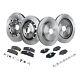 Front & Rear Brake Disc Rotors And Pads Kit For Ford Explorer Taurus Flex Mks