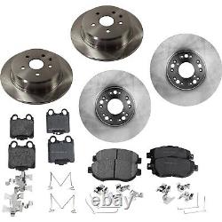 Front & Rear Brake Disc Rotors and Pads Kit for Lexus IS300 GS300 GS430 SC430