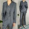 Gray Women Suits 3 Pieces Pantsuits Formal Outfit For Weddings Tuxedos Custom