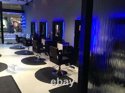 HAIR Salon / Tanning Business LED Lighted MIRROR kit Wall Deco Decoration sign