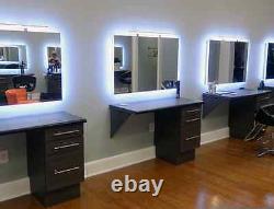 HAIR Salon / Tanning Business LED Lighted MIRROR kit Wall Deco Decoration sign