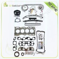 Head Gasket Set Timing Chain Kit For Nissan Sentra 2.5L 2002-2006