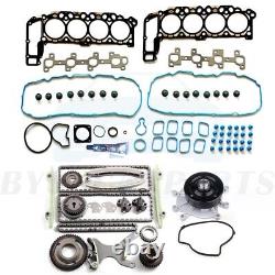 Head Gasket Set Timing Chain Kit Water Pump For 2002-2002 Dodge Ram 1500 4.7L