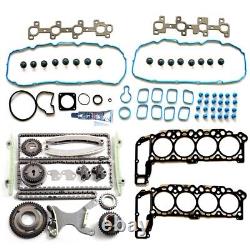 Head Gasket Set Water Pump Timing Chain 2009 For Nissan Frontier Pathfinder 4.0L