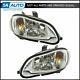 Headlights Headlamps Left & Right Pair Set For 03-18 Freightliner M-2