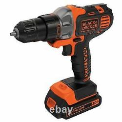 Home Business Office DIY Power Tools Drill Project Kit Sets 12V Black & Decker