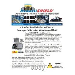 Insulation Sound Deadener Kit for 42-48 Chevy Business Coupe Acoustishield Floor