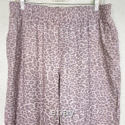 Johnny Was Set Women Extra Large Calme Outfit Shacket Pants Leopard Cotton Gauze