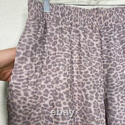 Johnny Was Set Women Extra Large Calme Outfit Shacket Pants Leopard Cotton Gauze