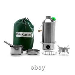 Kelly Kettle Base Camp Basic Kit Stainless Steel Camping Kettle Free Shipping