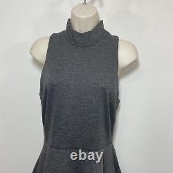 Kit and Ace Monaco Dress Gray Size 6 Fit And Flare Sleeveless $168 Retail
