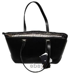 LO & SONS 15 Seville Saffiano Kit Black Gold Grey Stylish Work & Travel Bag