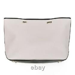 LO & SONS The Seville Shell 15 Saffiano Kit Light Grey Gold Grey Travel Tote