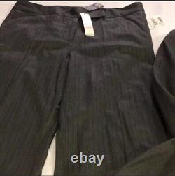 Laundry 2 Piece NEW W TAG Gray Pants & Jacket Outfit $525 MSRP Sz 6 Shelli Segal
