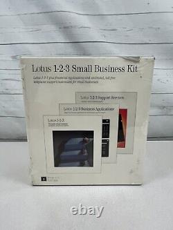 Lotus 123 Small Business Kit 5.25 Version IBM 3270 Copyright 1987 New