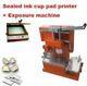 Manual Ink Cup Pad Printer + Polymer Plates Making Package Business Start Kits