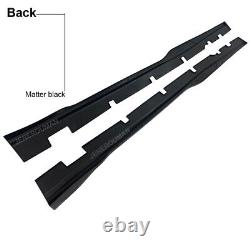 Matte Black Side Skirts Extension Rocker Panel Body Kit for Charger SRT 2022 392