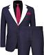 Men Navy Blue New Design Suit Comfortable And Stylish Outfit For Any Occasion