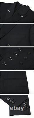 Men's Black Suit Jacket New Formal Attire Casual Outfit Long Sleeve Dress Slim