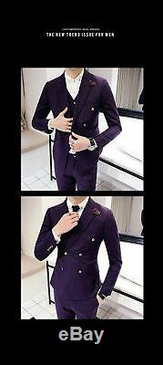 Men's Jacket Colorful Elegant Formal Attire Outfit Long Sleeve Business Suit