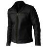 Men's Real Lambskin Leather Jacket Black Biker Motorcycle Classic Jacket Outfit