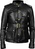 Mens German Military Ww2 Jacket Parka Belted Coat Genuine Leather Vintage Outfit