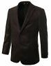 Mens Leather Blazer Coat Jacket Classic Stylish Look Vintage Formal Outfit