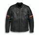 Mens New H-d Triple Vent Stylish Moto Biker Outfit Real Lambskin Leather Jacket