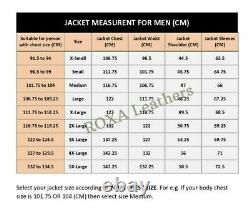 Model Men Outfit Button Coat Genuine Lambskin Natural Leather Black Biker Jacket