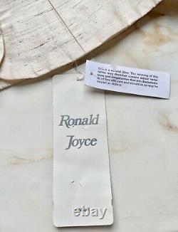 NEW+TAGS RONALD JOYCE Vintage 100% SILK Ivory 2Piece Occasion Outfit 12/14
