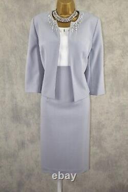 NIGHTINGALES Size 14 16 BNWT Dress and Jacket Suit Mother of the Bride Outfit